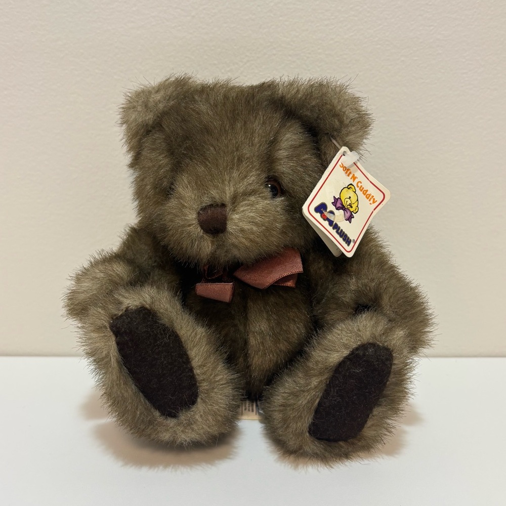 Vintage A&A Plush Brown Bear Jordan